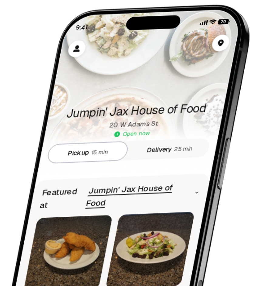 Jumpin' Jax House of Food app preview